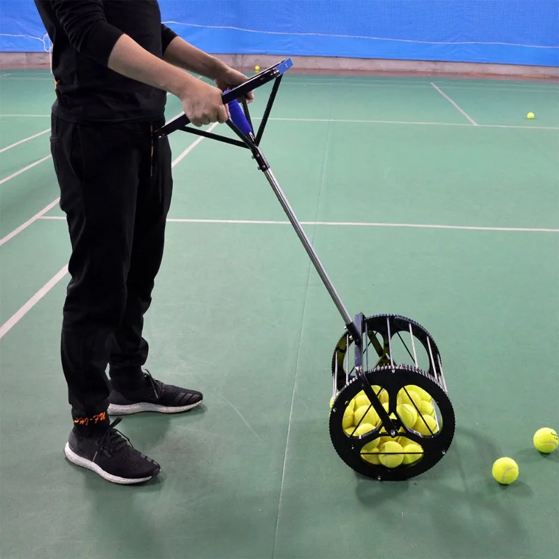 Professional Tennis Ball Picker Multi Ball Basket Efficient Ball Collector Training Equipment Tennis Serving Practice Tool