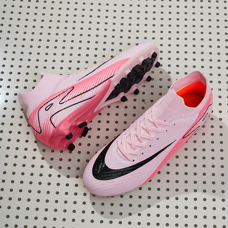 

New Men Soccer Shoes Hot-selling FG/TF Football Boots Non-Slip Cleats Mid-top Match High-quality Sneakers Futsal Indoor