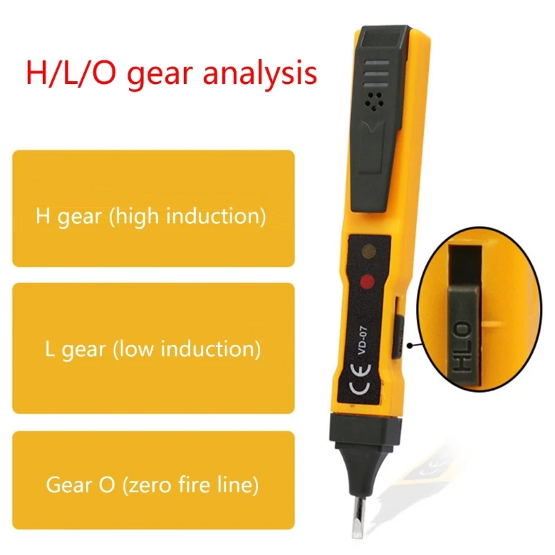 Portable Non-Contact Tester Tool Sound & Light Alarm Modes & Live-Null Dropship