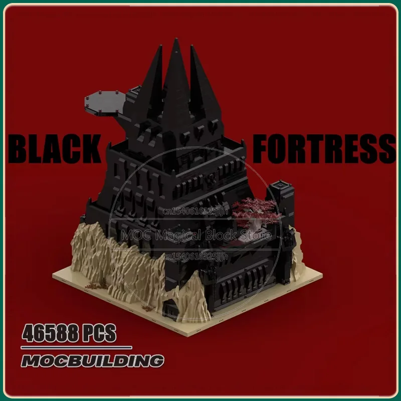 

UCS New Movie Plan Black Model Moc Building Block Set Fortress Stree Bricks DIY Assembly Puzzle Collection Toys Xmas Gifts