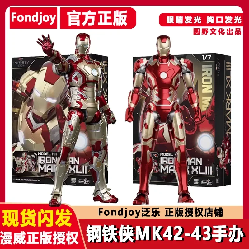 

Marvel Iron Man Mk42 Mk43 In Stock Legends Action Figure Mark Hulkooster Hulkbuster Armor Assembly Glow Collect Model Toys Gift