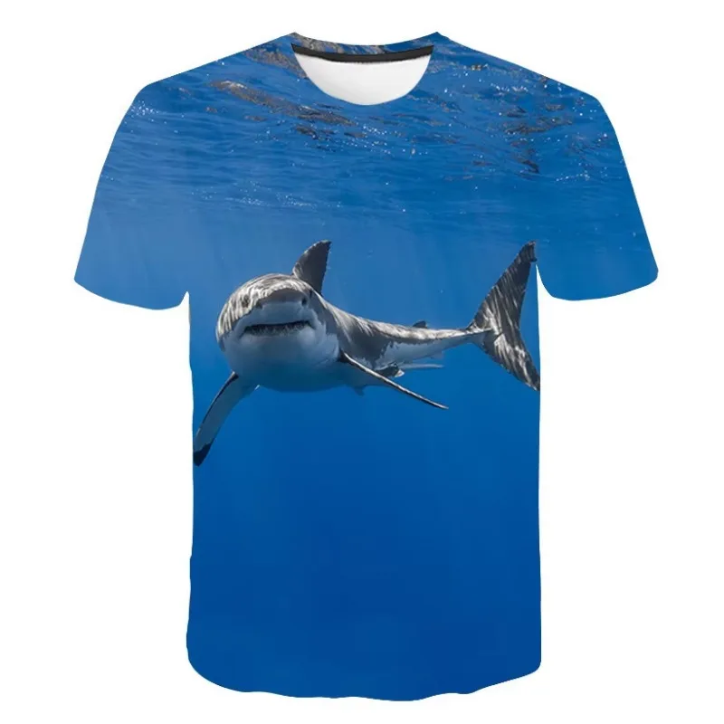 

Deep-sea Fish Pattern 3d Printed T-shirt for Men and Women, 3D Printed Personalized Breathable Quick-drying T-shirt
