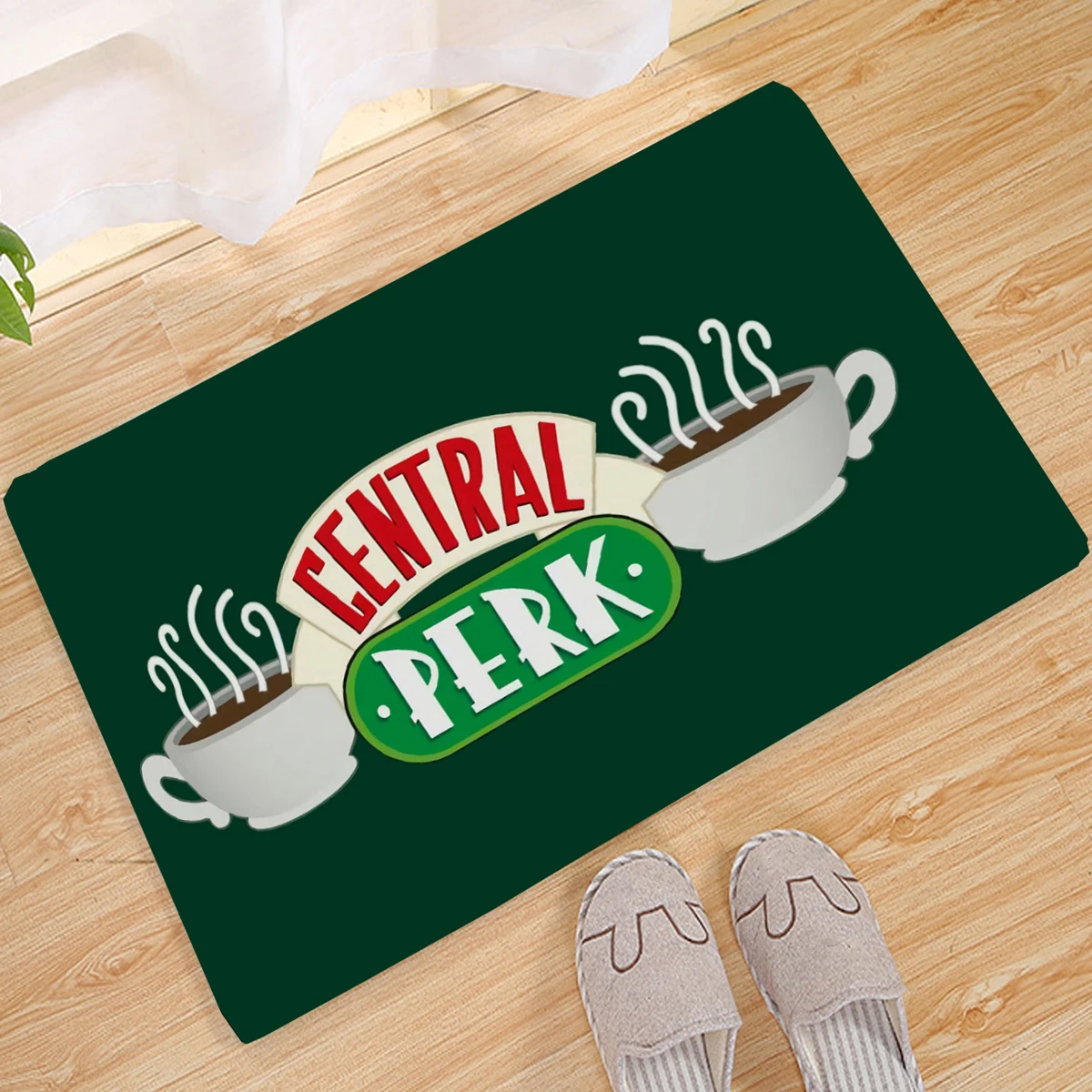 Non-Slip Carpet Central Perk Friends Kitchen Bedroom Mat Welcome Doormat Home Decoration Rug Modern style