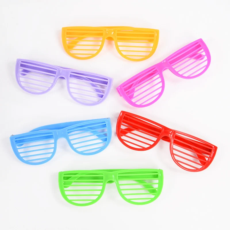 10pieces Fashion Shutter Glasses For Costume Party Festival Dance Performances Decoration Shades Sunglasses Club Dance Ball