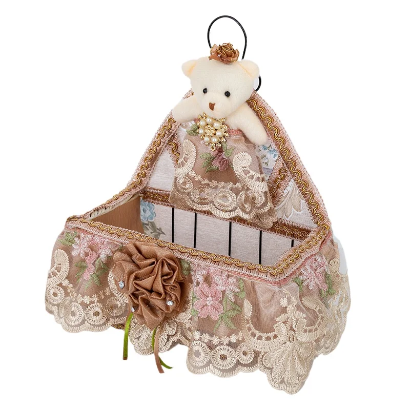 

*Подвесная корзина для хранения, подвесная корзина с милым медвежонком, прикроватное хранилище для входной ключей с дистанционным управлением