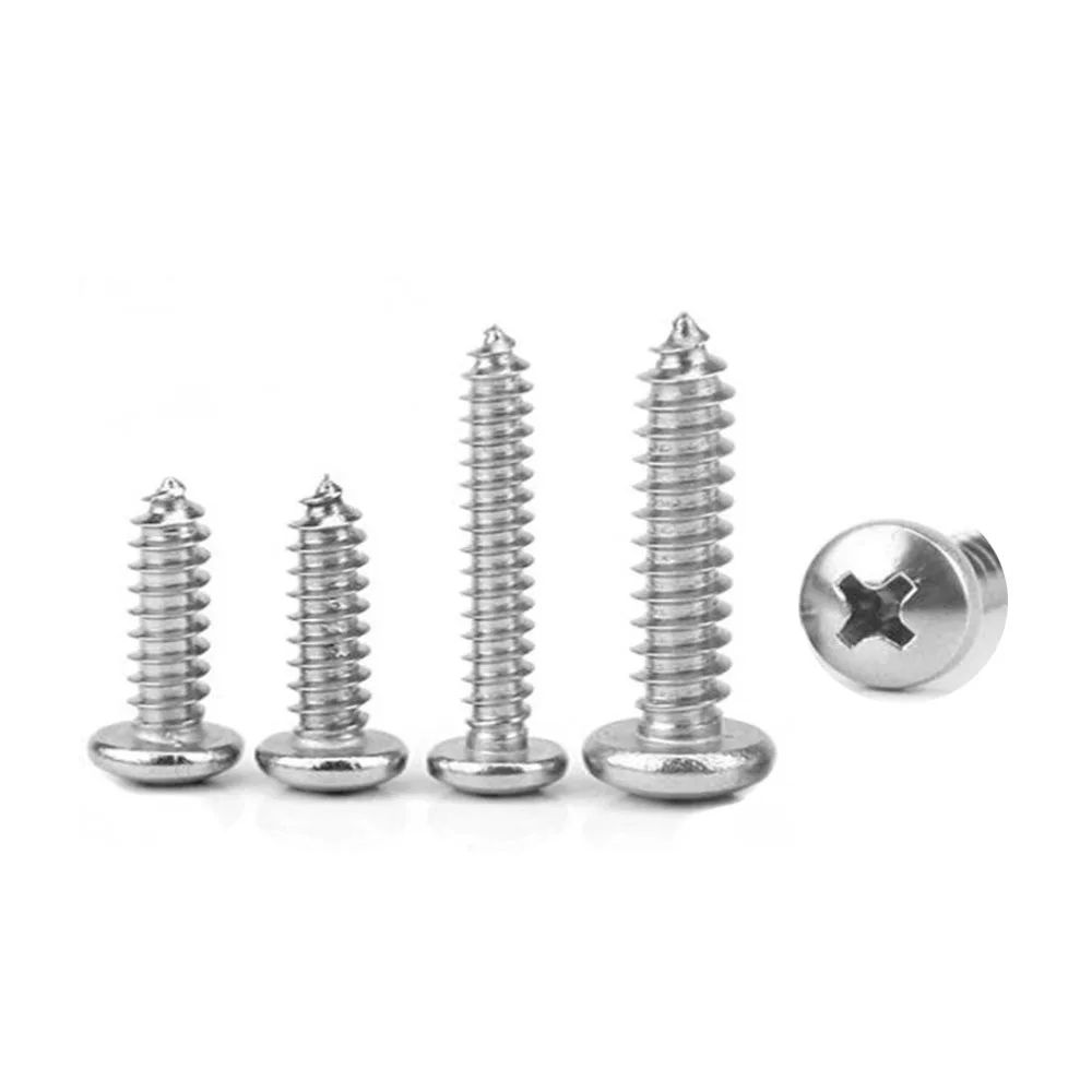 

20-200pcs M3 M4 M5 M6 M8 316 Stainless Steel Cross Phillips Flat High Quality Countersunk Head Screw Bolt Length=8-45mm