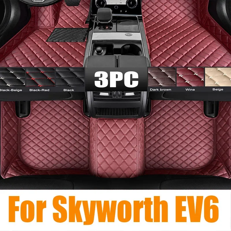 

Оригинальный автомобильный коврик TPE для Skyworth EV6 Skywell ET5 2021 2022 2023 2024, универсальный кожаный коврик для ног LHD, роскошный ковер Auto A