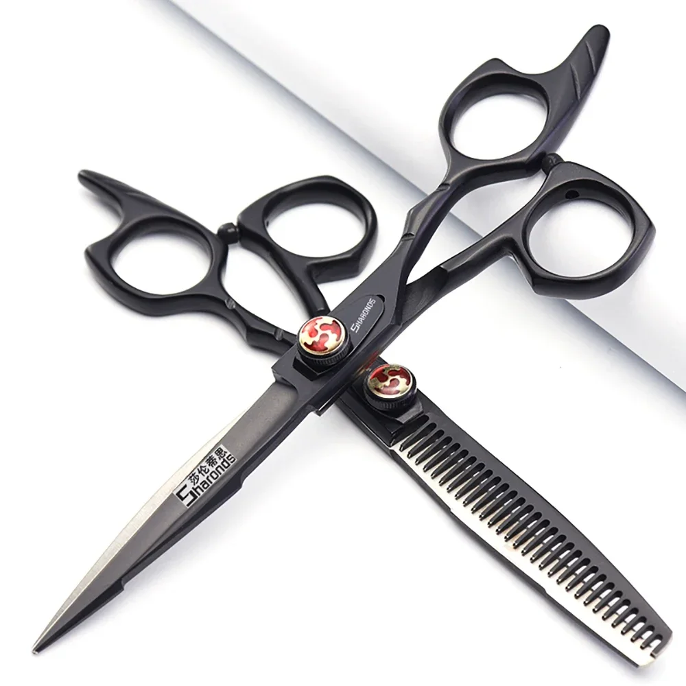 SHARONDS 6 Inch Hairdressing Scissors Professional Barber Specificlied Shear Hairdresser Dedicated Thin Clippers Hair Scissors