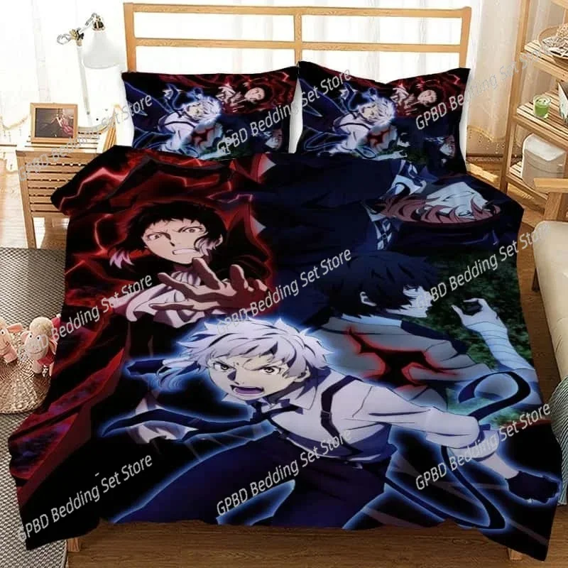 Bungo Stray Dogs 3D NEW Duvet Cover Pillowcase Bedding Set Adult Boy Girl Bedroom Decoration Children Single Double Large 5