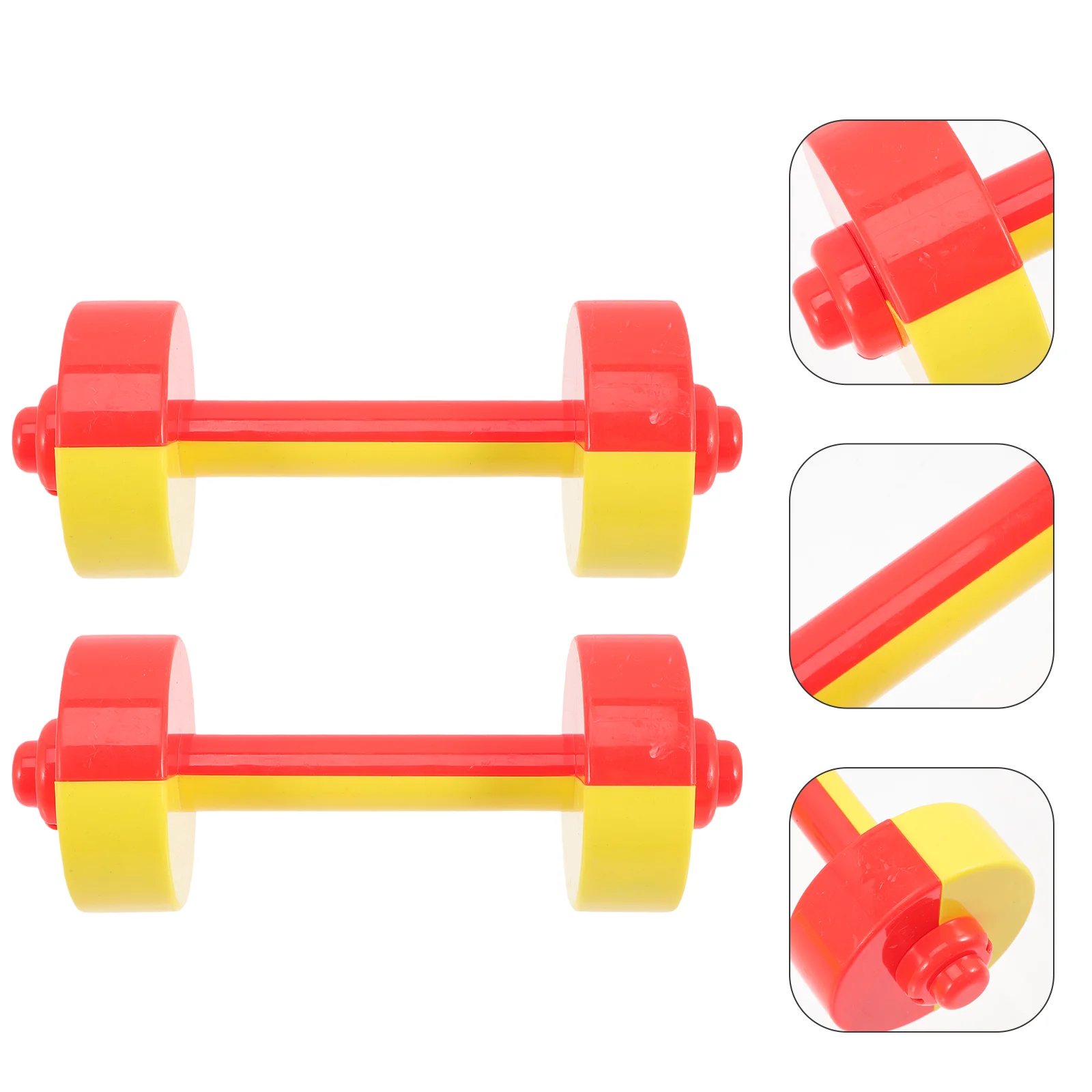 

2 Pcs Dumbells Children's Dumbbell Training Toy Kids Supply Interesting Exercising Weights Pupils