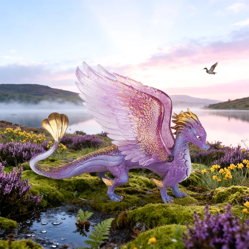 Oenux Simulation Dinosaurier Bayala Drachenbaum Monster Fledermaus Dämon Basilisk Tiermodell Actionfiguren PVC Sammlung Kinderspielzeug Geschenk – Detail 33