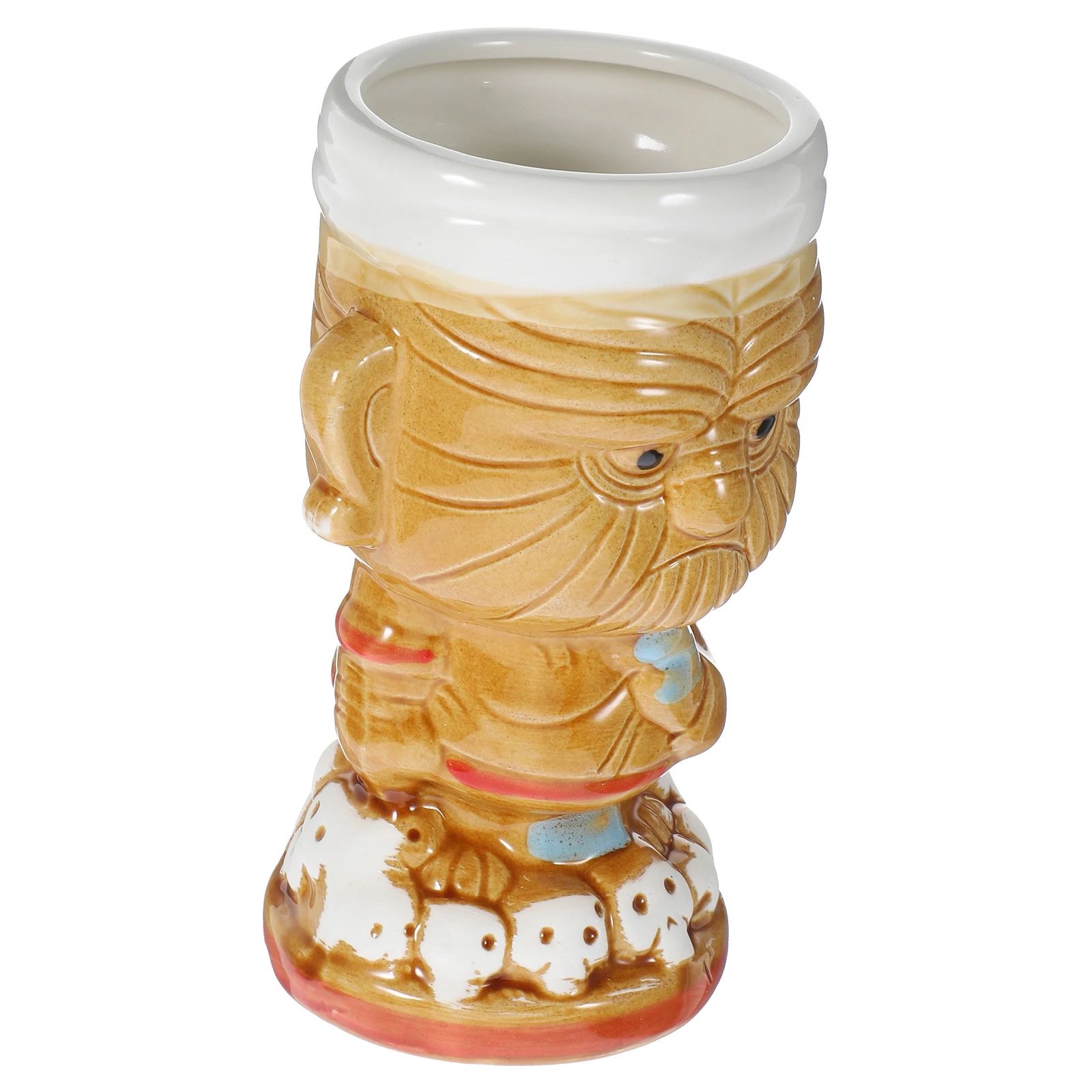 

1Pcs High Quality Ceramic Wine Cup Exquisite Craftsmanship Pattern Coffee Cup Multi Use As Whisky Beer Mug Bar Home Decoration