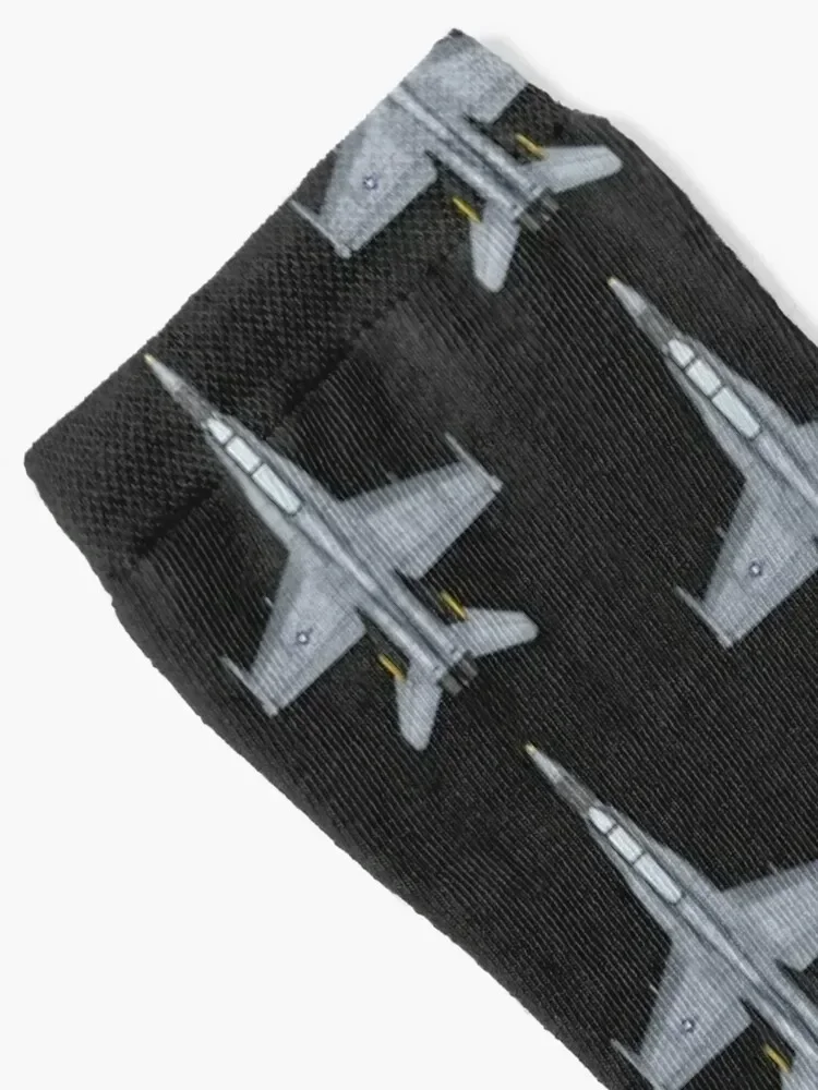 The FA-18 Hornet Socks floor basketball christmas gifts compression Boy Child Socks Women's