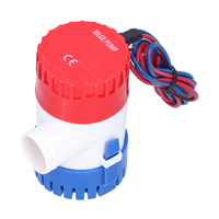 Bilge Pump DC SemiAutomatic Switch Electric Small Submersible Pump for Drain Provide Power 12V/24V 350/500/750/1100GPH