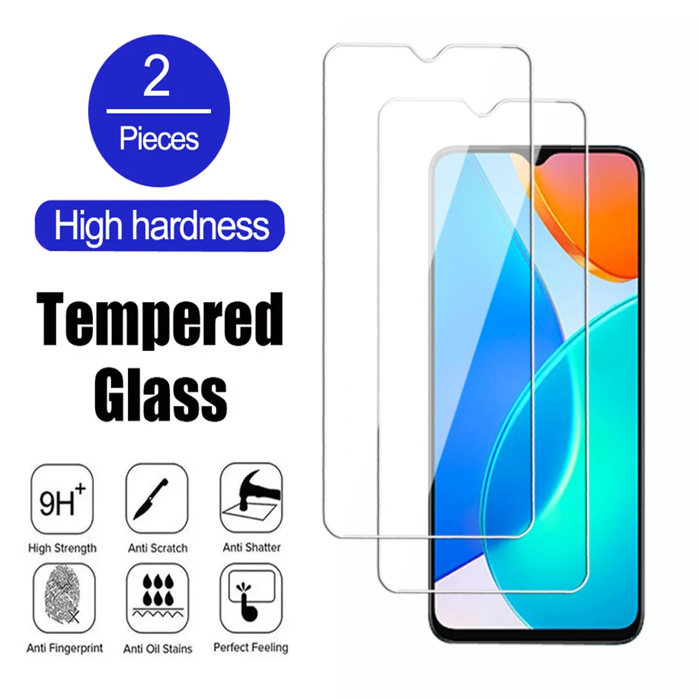 2Pcs Screen Protector For Honor 50 70 90 Lite X6 X7 X8 X9 4G 5G Tempered Glass Honor X6a X7a X8a X8b 50 SE 80 GT Protection Film