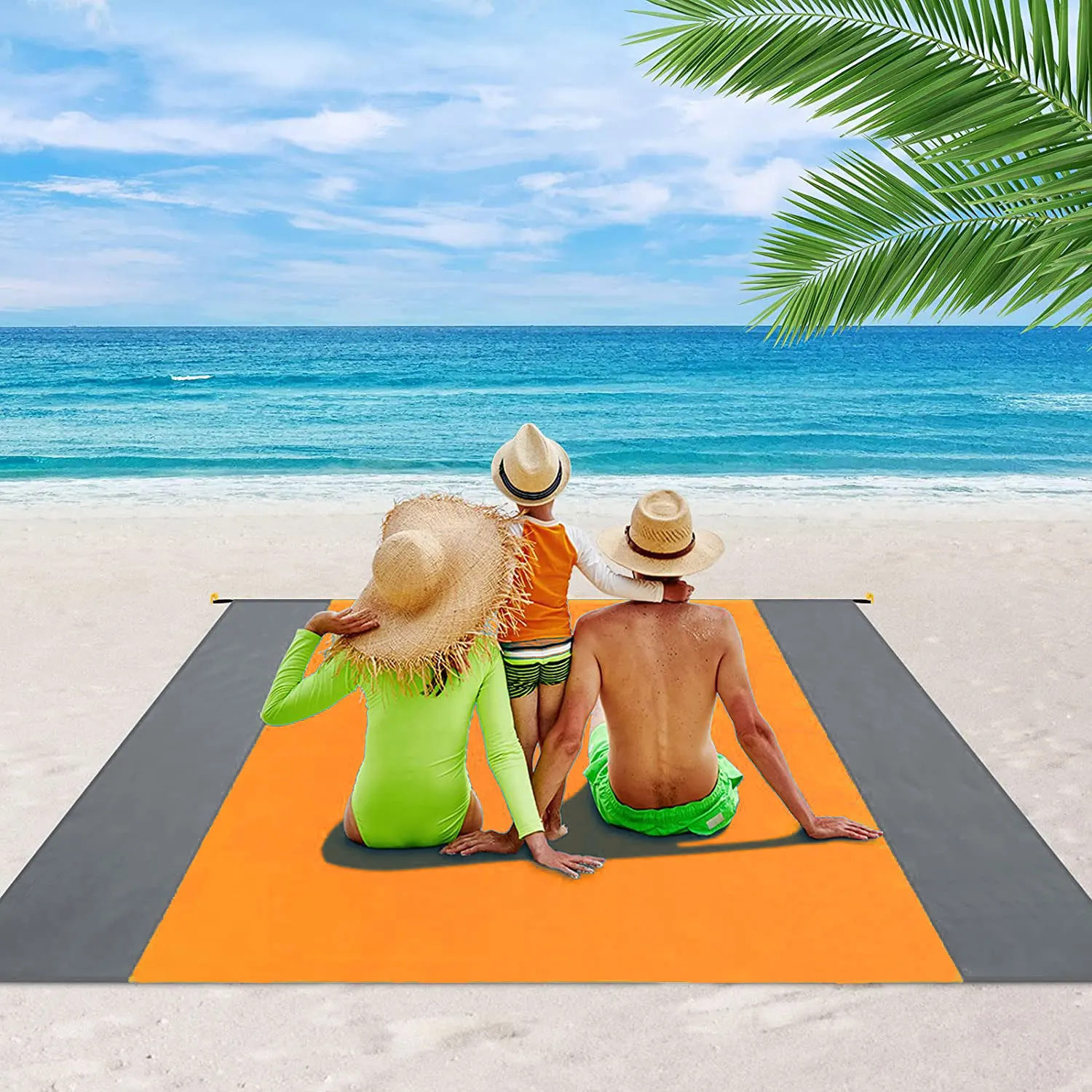 Foldable Outdoor Camping Mat with Waterproof and Moisture-proof Function, Suitable for Beach, Picnic and Storage