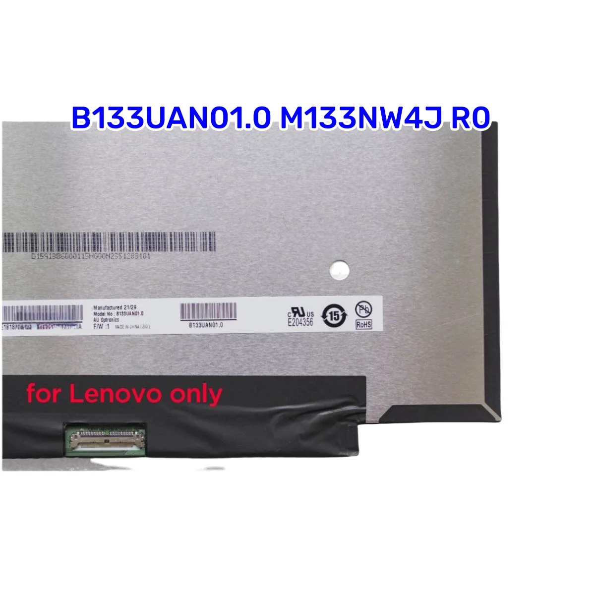 Imagem -02 - Tela Lcd do Portátil para Lenovo Thinkbook B133uan01.0 M133nw4j r0 13s g2 Itl São g3 Acn g4 Iap Arb Display Ips 1920x1200 133 em