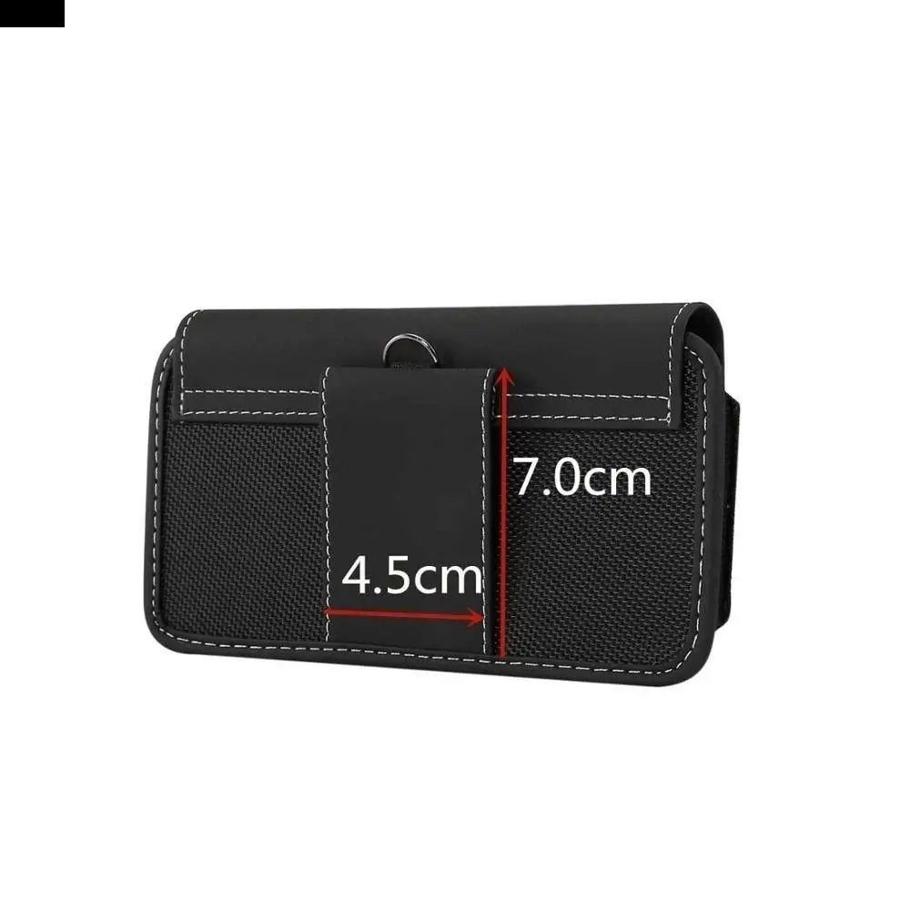

Universal Durable Horizontal Belt Clip Nylon Colth 4.7-6.9 inch Cellphone Waist Bag Phone Case Men's Phone Bag Phone Clip