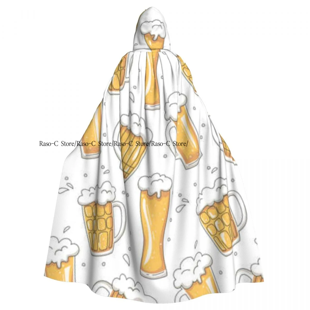 

Стеклянные кружки пива фон с капюшоном плащ полиэстер унисекс ведьма накидка аксессуар для костюма