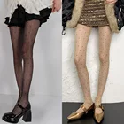 polka dot oil glossy pantyhose