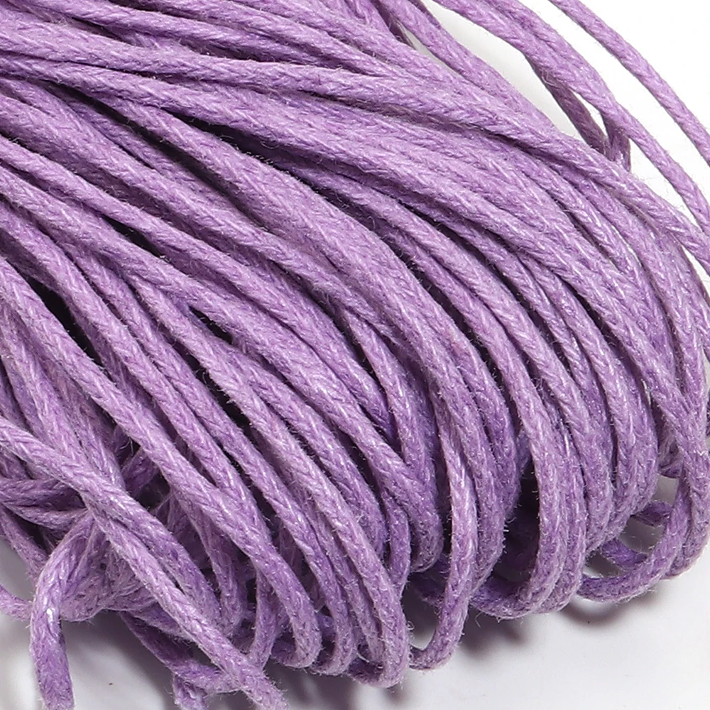 70 mt/los 1mm Gewachste Baumwolle String Bunte Perlen Schnur Seil Für Schmuck Machen DIY Armband Halskette Weben Zubehör liefert