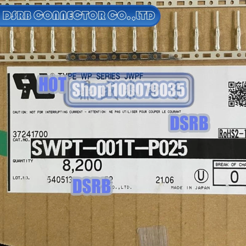 

8200pcs/lot SWPT-001T-P025 22-26AWG 100% New and Original