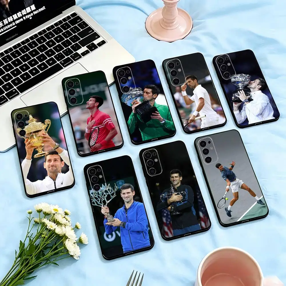 Novak Tennis Legend D-Djokovic  Phone Case For Samsung S26,S25,S24,S23,S22,S21,S30,Ultra,Plus,Fe,Lite,Note,10,Black Cover
