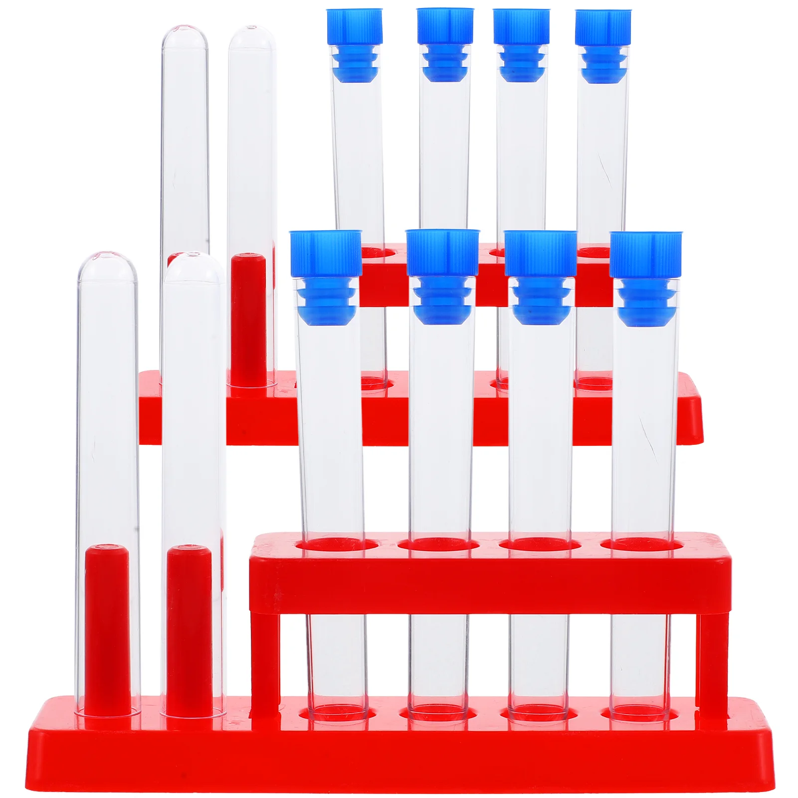 

Laboratory Testing Tubes Vials Liquid Tubes With Storage Rack Manual Science Chemical Experiment Teaching Equipment