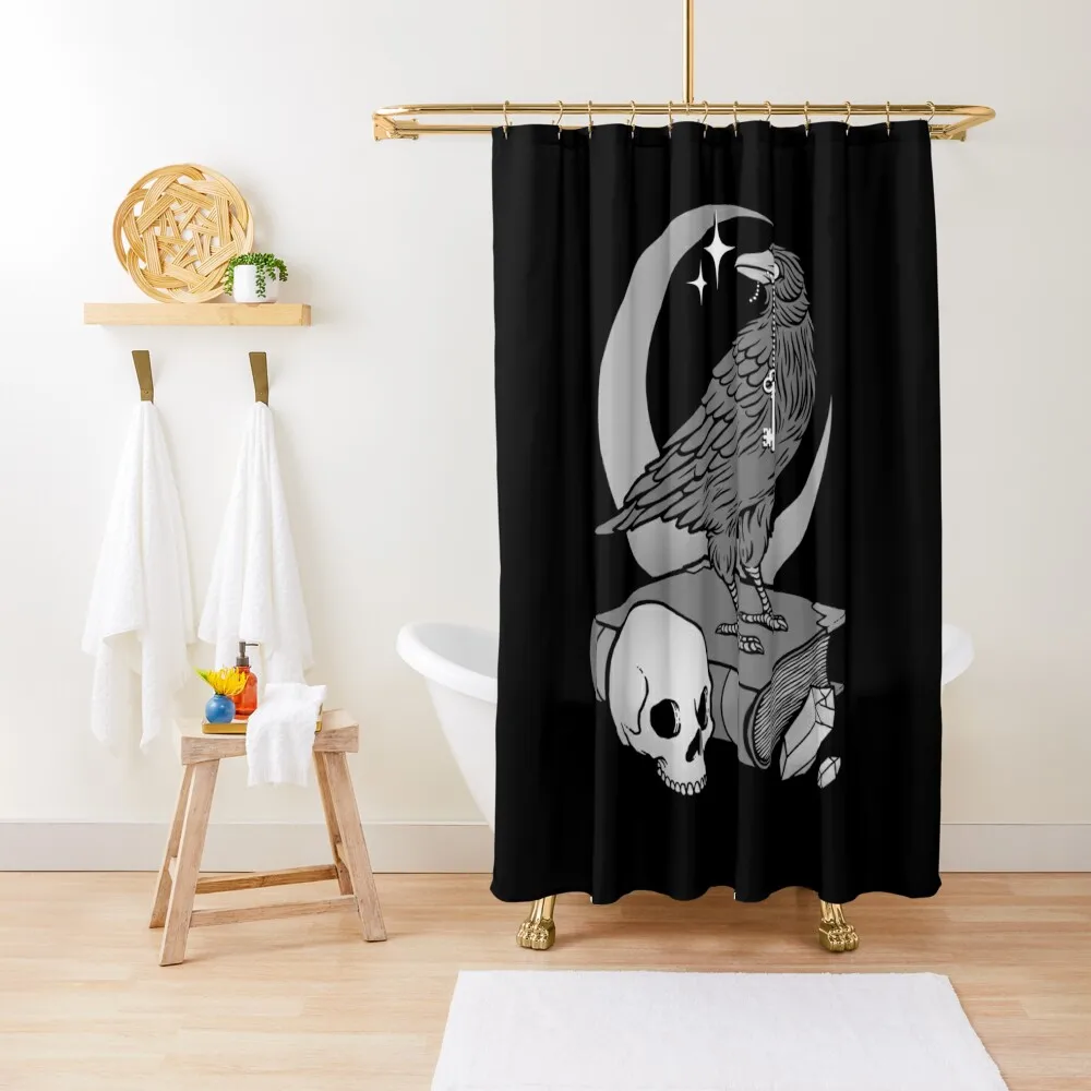 

Occult Crow Shower Curtain Bathroom Accessories For Bathrooms For Shower Curtain