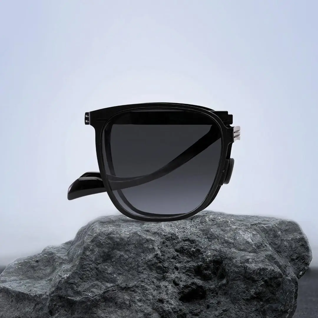 

TS Складные поляризационные солнцезащитные очки Pro UV400, солнцезащитные очки с картой, блокирующие УФ-излучение, саморемонтные очки для вождения на открытом воздухе