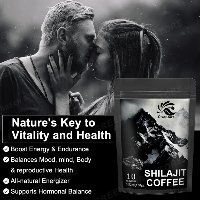 Himalayan Shilajit Resin High Potency for Energy Booster & Immune Support Over 85 Trace Minerals for Healthy Concentration Care