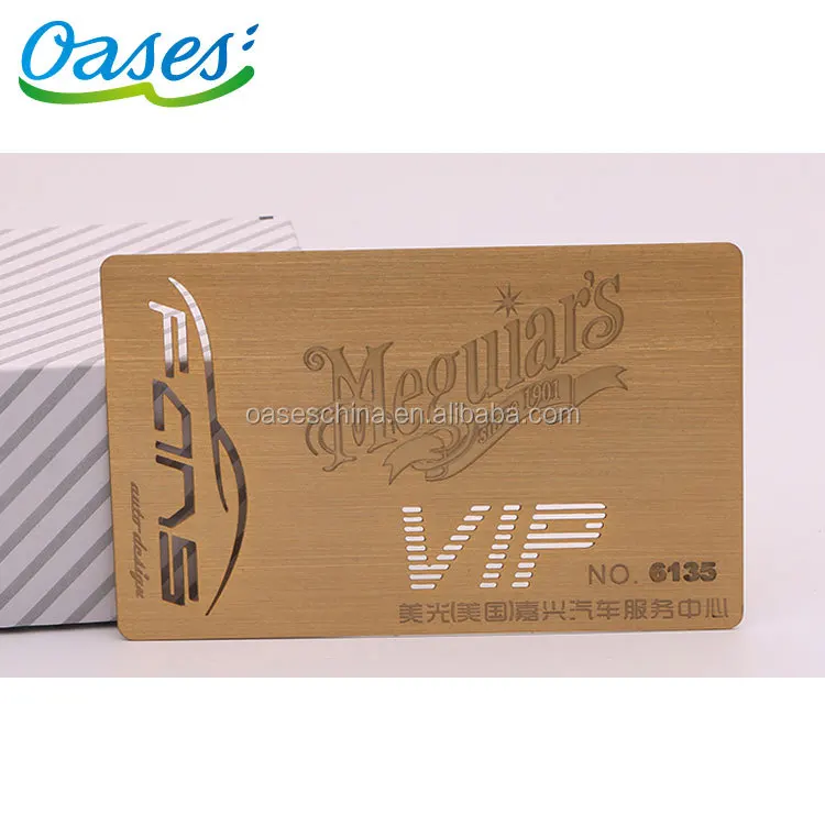 Customized query Custom Metal Plates Business Card Shape Invitation Card