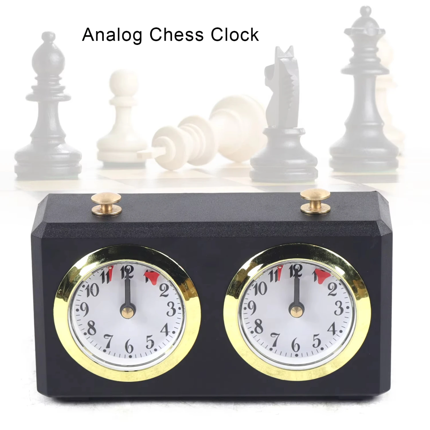 International Chess Clock Timer  Game Timer Count  Count Down Mechanical Analog Chess Clock Table Timer Set