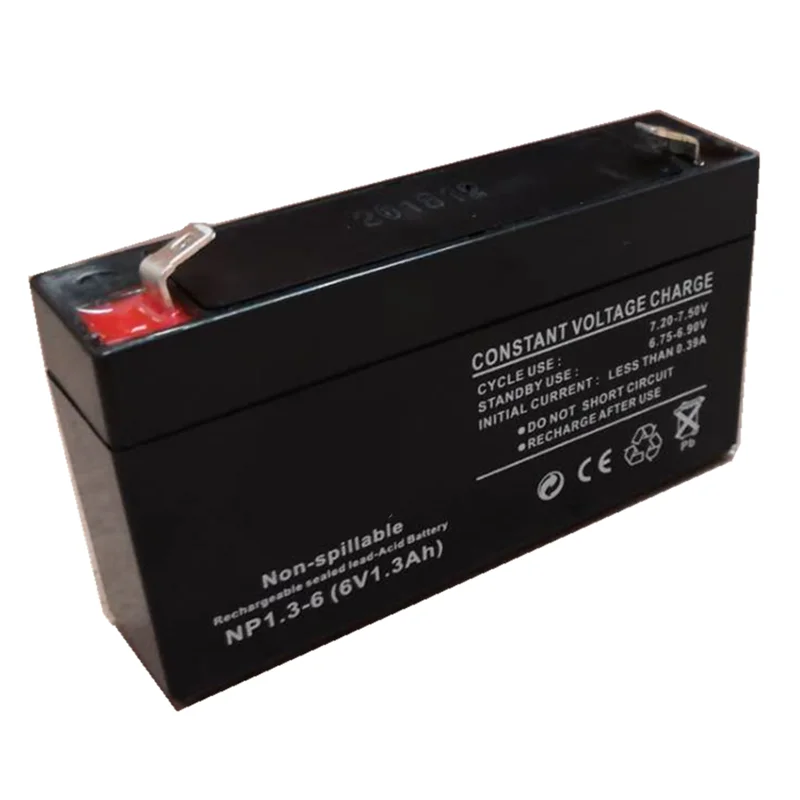 6V 1.3AH Lead Acid VRLA Rechargeable Battery