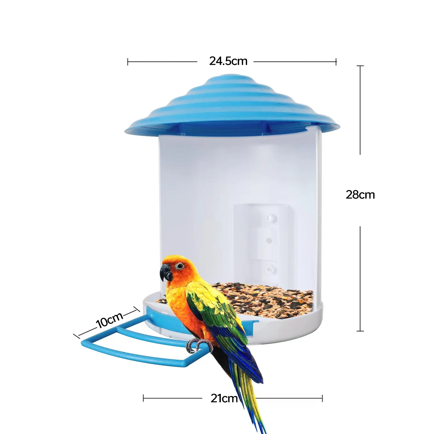 Wifi Bird Feeder  Bird Watching  PIR alarm push function mobile phone app response in time