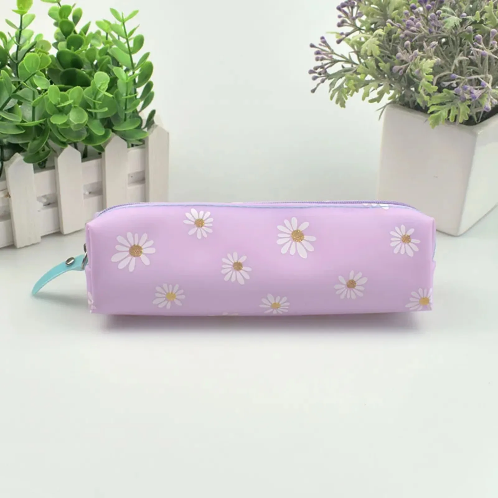 Kawaii Transparent Pencil Case Large Capacity Pen Box Ladies Cosmetic Bag Back To School Office Supplies Cute Stationery