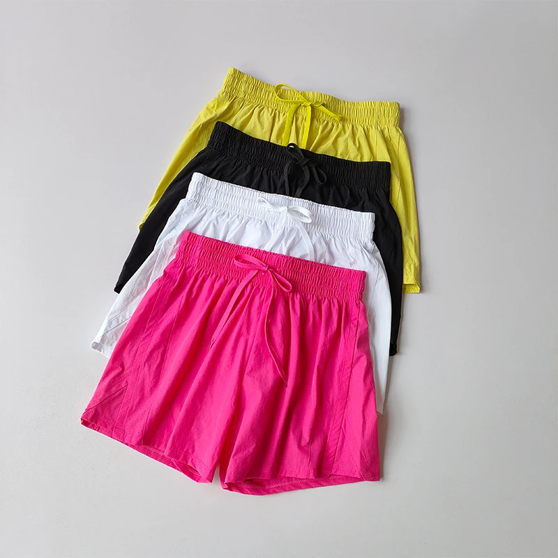 Neue Sommer-Sportshorts für Damen, lockere, schnelltrocknende, nicht durchsichtige Fitnesshose, Trainings-, Yoga- und Pilates-Shorts – Detail 13