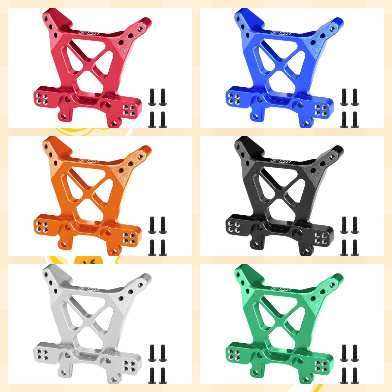 

Передняя амортизационная башня из сплава GPM 7075-T6 для TRAXXAS 1/8 JATO 4X4 Vxl Brushless