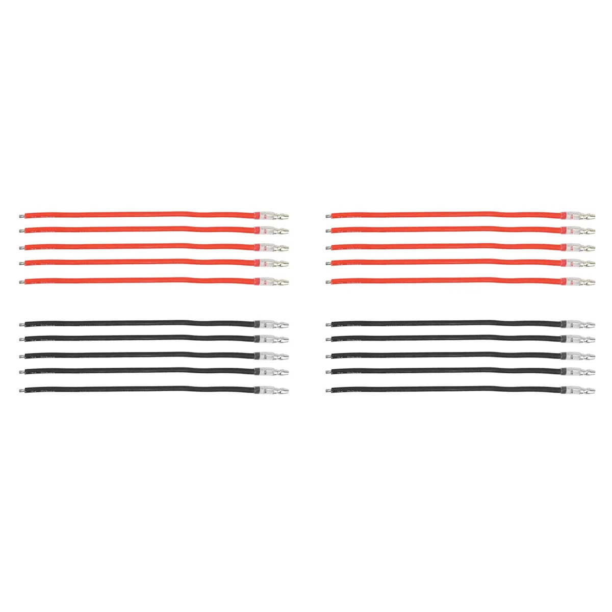 Y34A 20 ชิ้น 16AWG ซิลิโคนลวด 4.0 มิลลิเมตรชายปลั๊กความยาว 10 เซนติเมตรสําหรับ 380 390 540 550 775 795 แปรงมอเตอร์สายเชื่อมต่อ