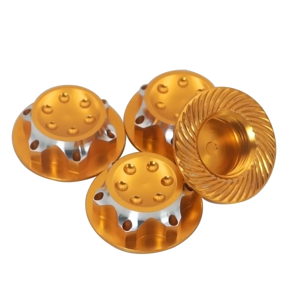 Aluminium-Radnabenabdeckung, Staubschutzabdeckung, 17 mm Sechskantmutter für Rc 1:8 X-maxx Summit E-revo Arrma Modellauto, rutschfeste Radabdeckung – Detail 16