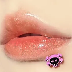Skull Pink Black Lip Studs Labret Rings Earrings Titanium Steel Sweet and Cool Babes Lip Piercing Jewelry