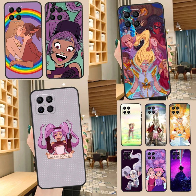 She Ra Princess of Power Phone Case For Huawei P50 P40 P30 P20 Lite Pro Nova 5T P Smart 2021 Honor X8 X7 X9 50 Case