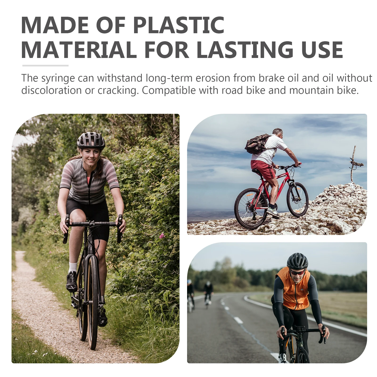 

5 Hydraulic Disc Brake Tools Oil Bleed Kit Filling Bike Repair Refill Durable Rubber Bands Tubes Funnels Bikes Cycling