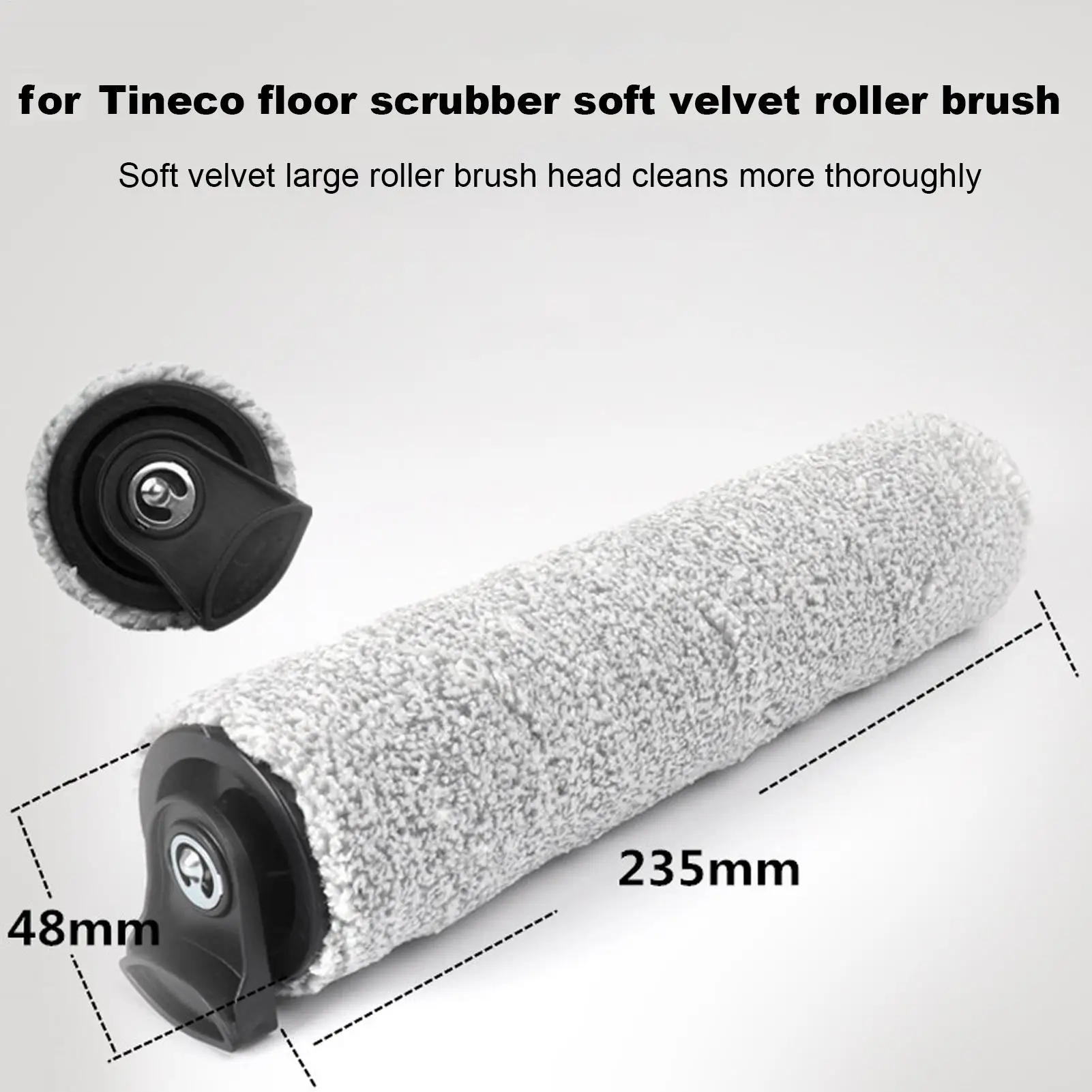 Rulli di ricambio per aspirapolvere Accessori per aspirapolvere asciutti e bagnati Parti per spazzatrici per pavimenti per installazione semplice in legno duro