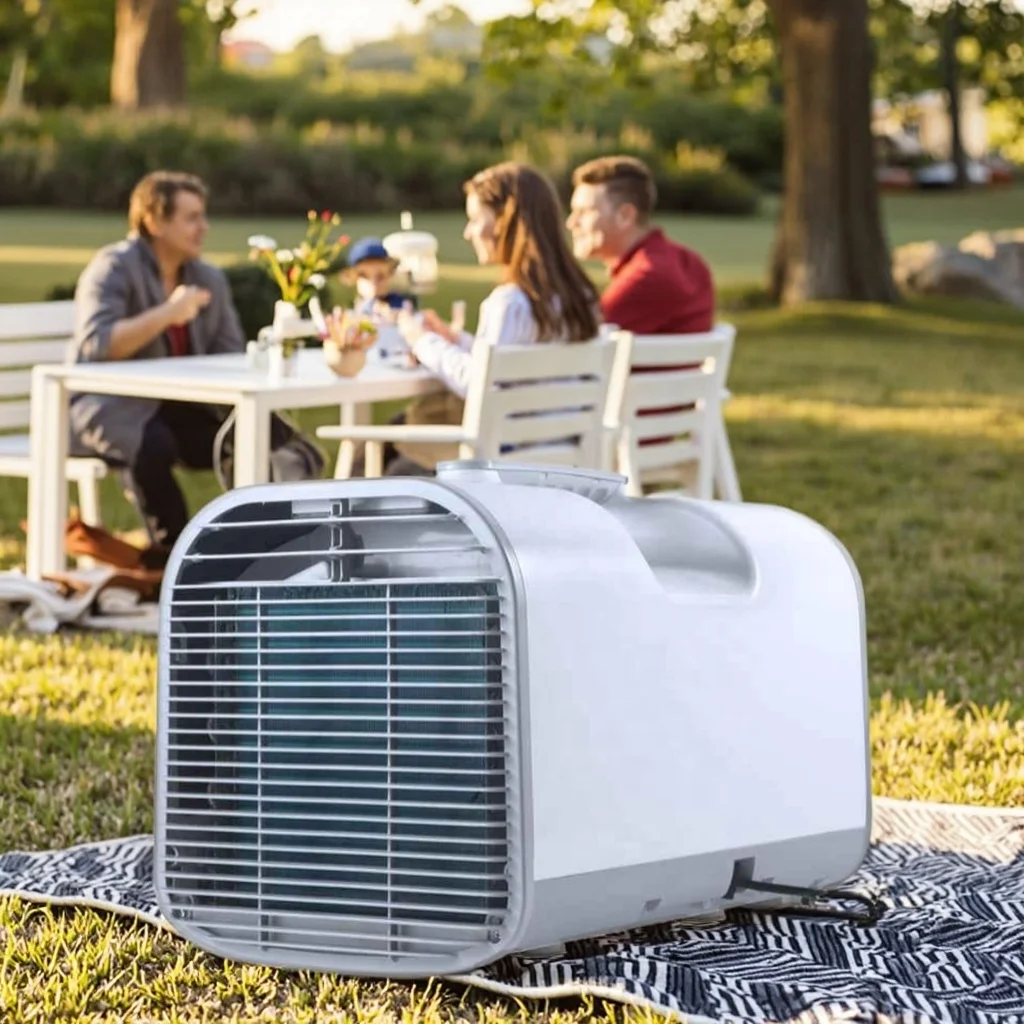 

AC220V AC110V Outdoor Tent Air Conditioner AC.699.007 5200BTU Portable AC R134a/R290 For Camping With CB KC CE