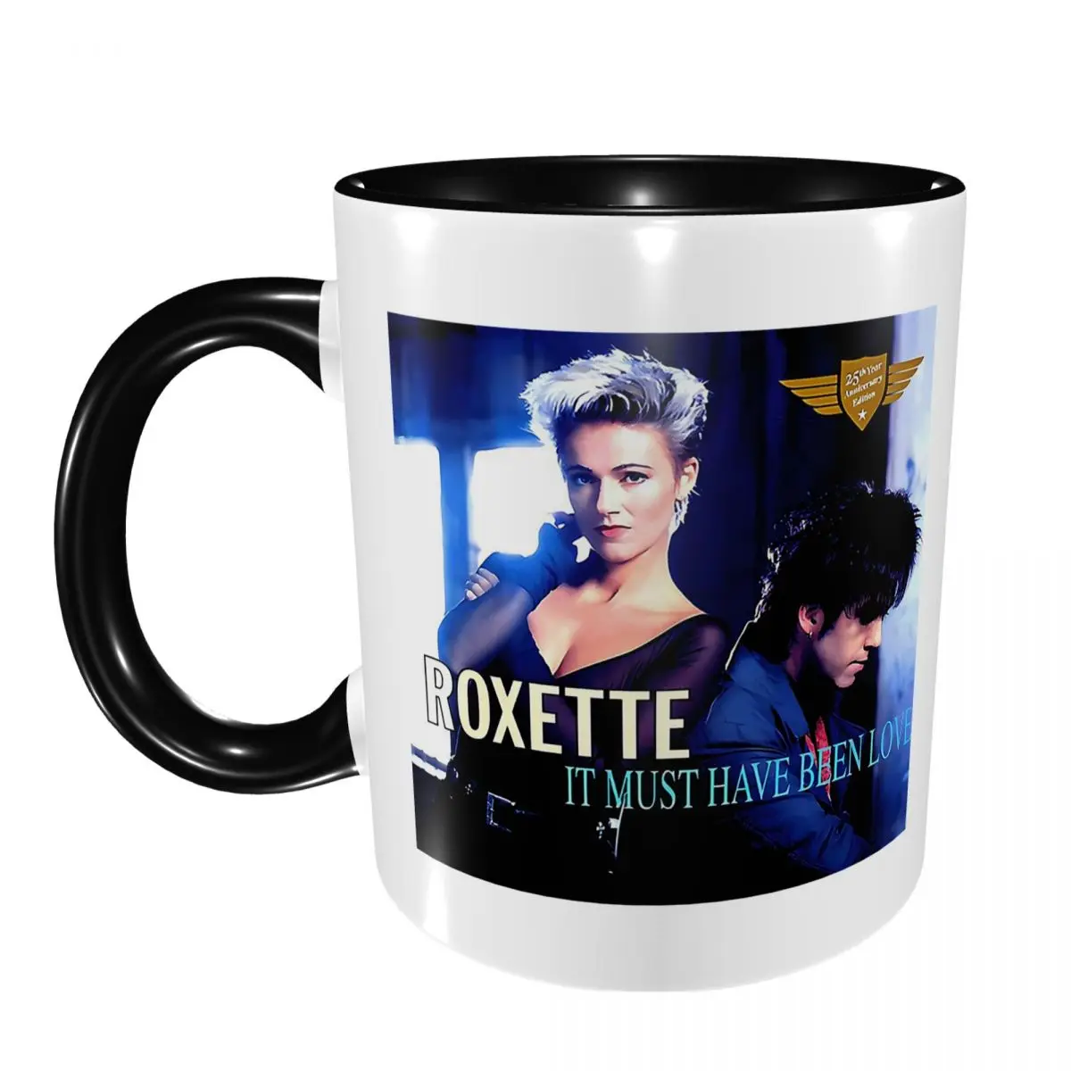 Tazas de café de cerámica con diseño de la banda Musical Roxette, The Comingson World Tour Poly Co, tazas de té, tazas de leche, artículos para beber, regalos para mujeres y hombres