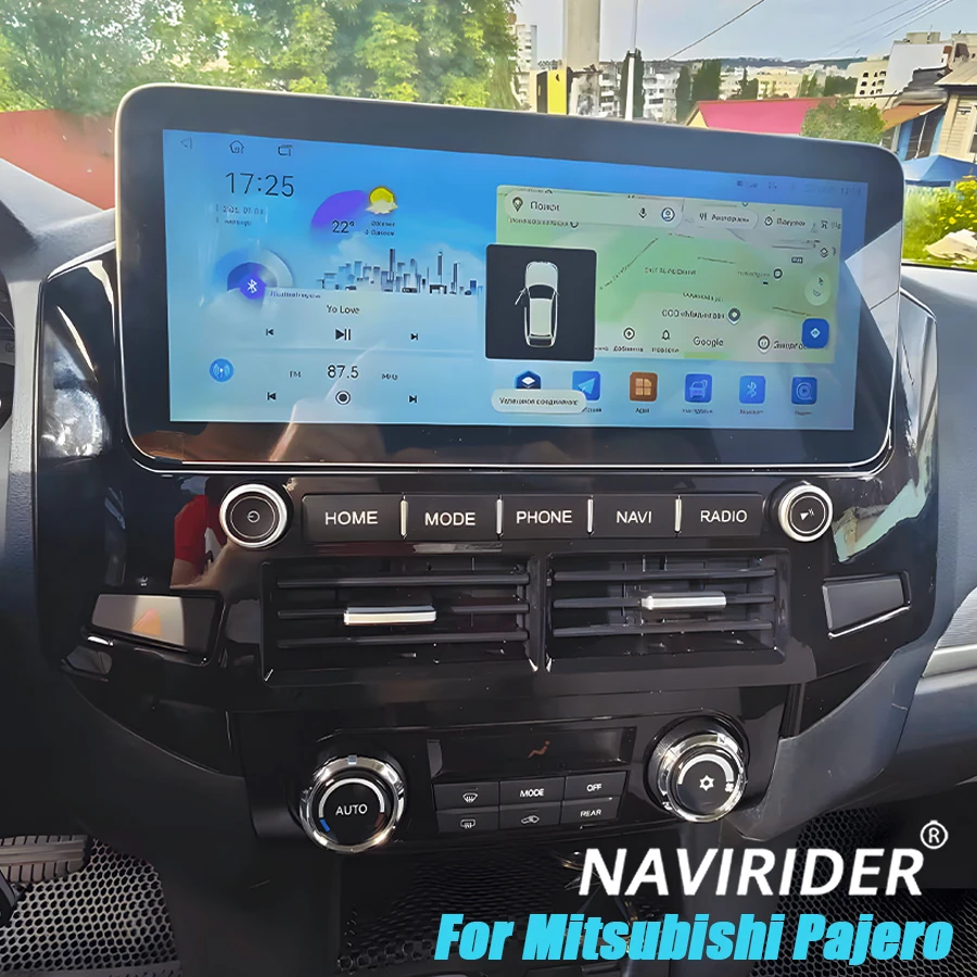 

12,3 "Android Auto для Mitsubishi Pajero 4 V80 V88 V90 V93 V97 V98 2007-2020 стерео Carplay автомобильный GPS мультимедийный плеер навигация