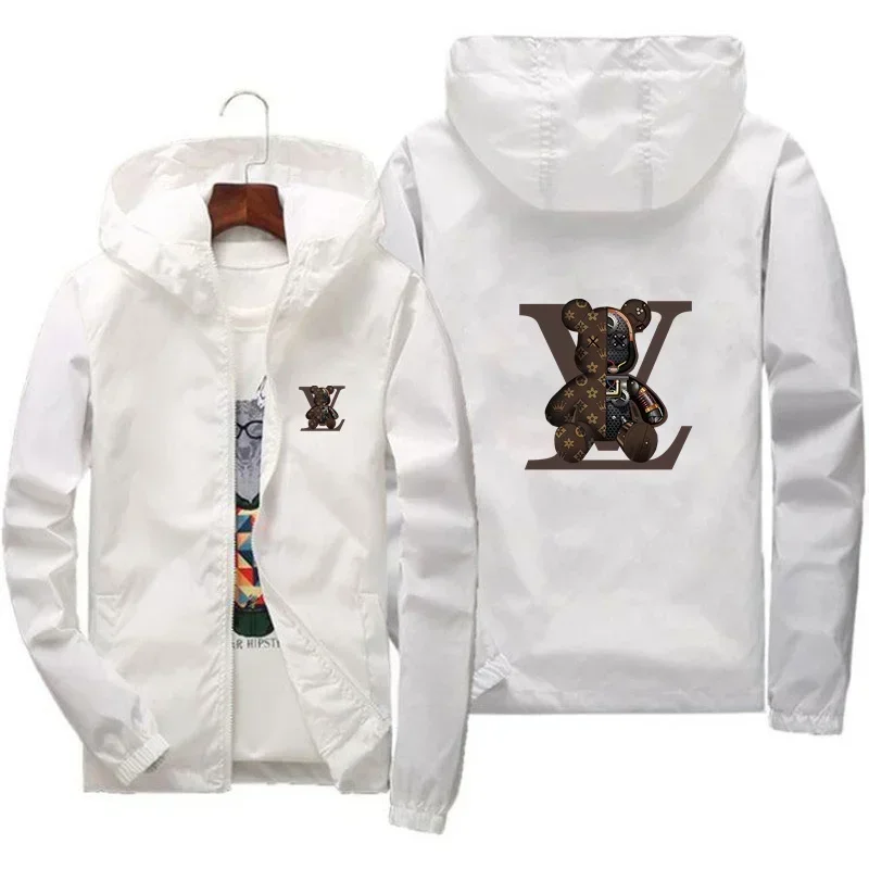 Men's large-sized jacket - 2026 spring-autumn winter high-quality fashionable jacket, new style hooded windbreaker, fashionable