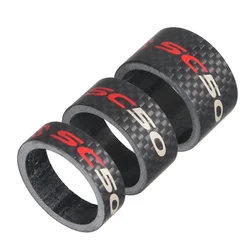 3 stks/set Full Carbon Fiets Voorvork Wasmachine 2mm Anti-mechanische Vermoeidheid Voor Headset Spacers 10mm 15mm 20mm fiets accessor