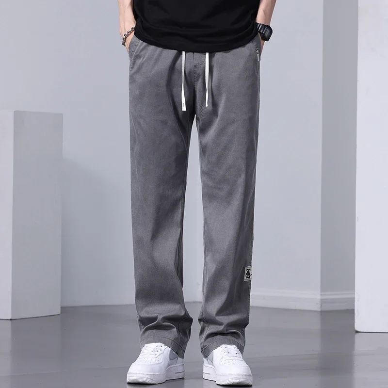 

Брюки 2026, мужские весенне-летние повседневные брюки Lysel, тонкие свободные прямые брюки, брюки-карго в стиле хип-хоп